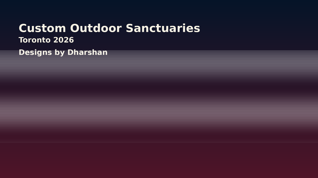 Custom outdoor sanctuary illustration